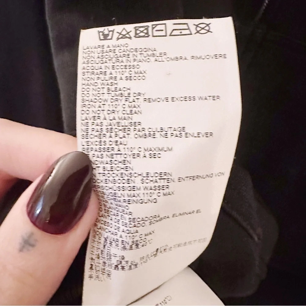 Marni Dance Bunny Black Embroidered Patch Cotton Hoodie Long Sleeve Oversized - Picture 5 of 14